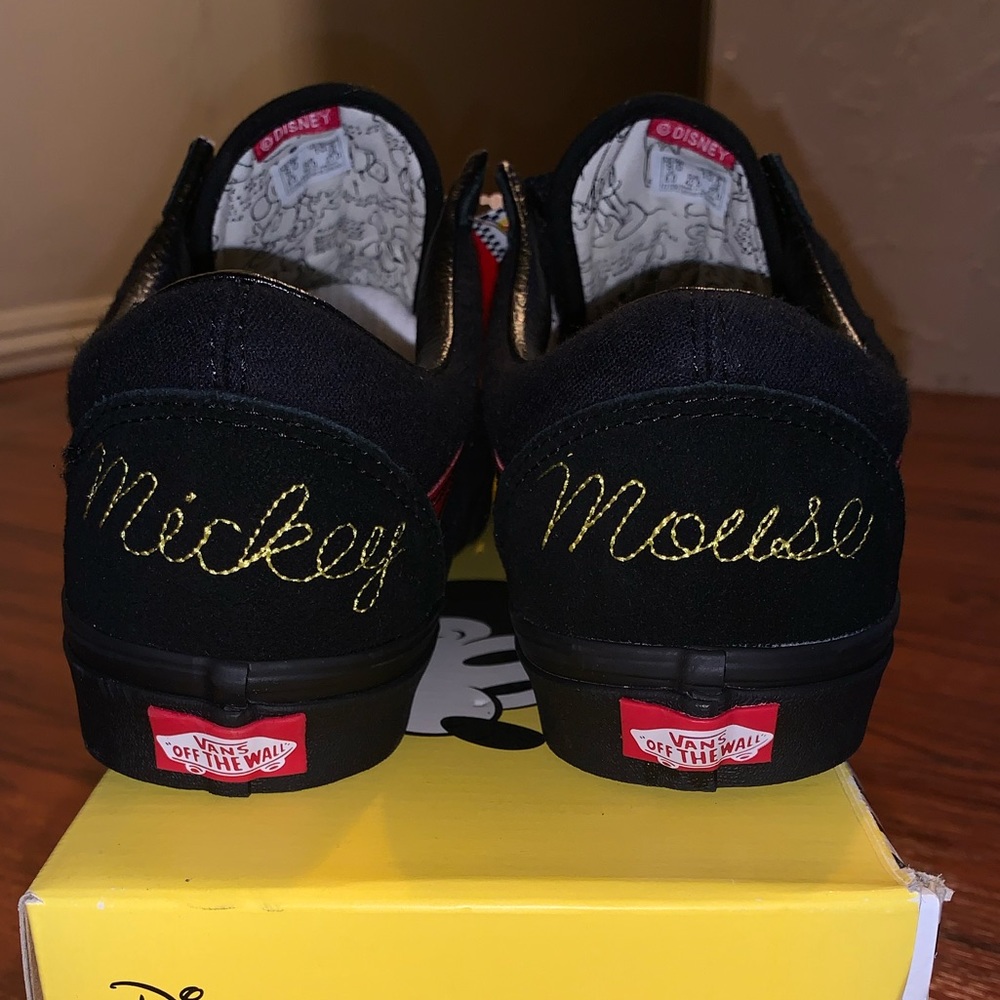 Vans Old Skool Disney Mickey Mouse Club Black 9.0 Mens 10.5 Womens - Picture 5 of 9